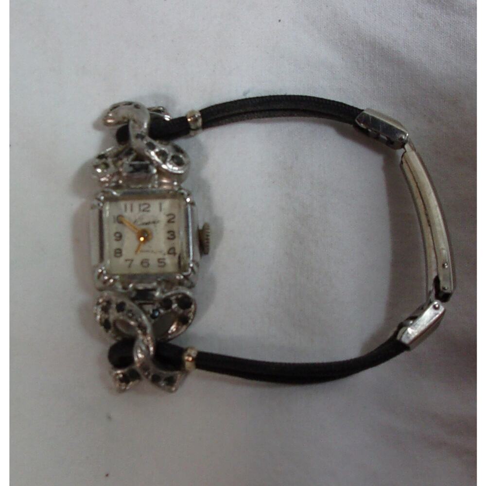 LOT OF THREE VINTAGE LADIES WATCHES-ELGIN dp-ELGIN 23-EVANS SWISS - Picture 4 of 9